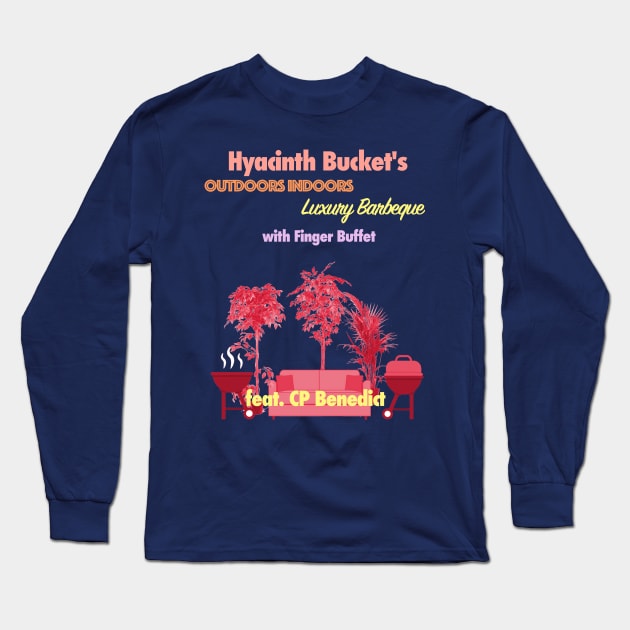 Luxury Barbecue Flyer Long Sleeve T-Shirt by jeremiahm08